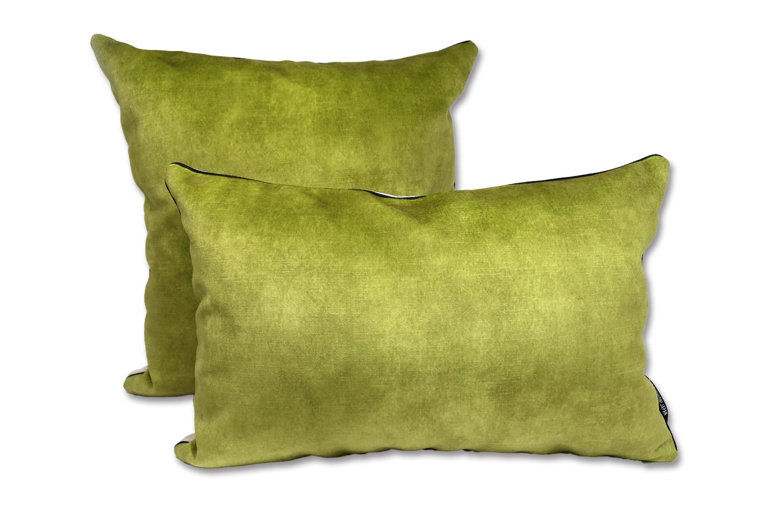 The CASAMANCE カサマンス ニット・ベルベット ツートンクッション(セージ&アイボリー) 45×30cm 中材付 - HOUSE OF JAPAN Shop