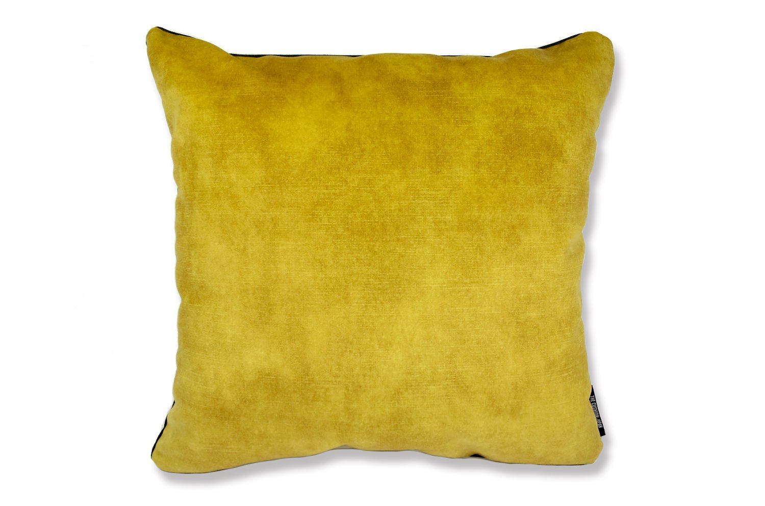 The CASAMANCE カサマンス ニット・ベルベット ツートンクッションカバー (ハニー&クリーム) 45×45cm - HOUSE OF JAPAN Shop