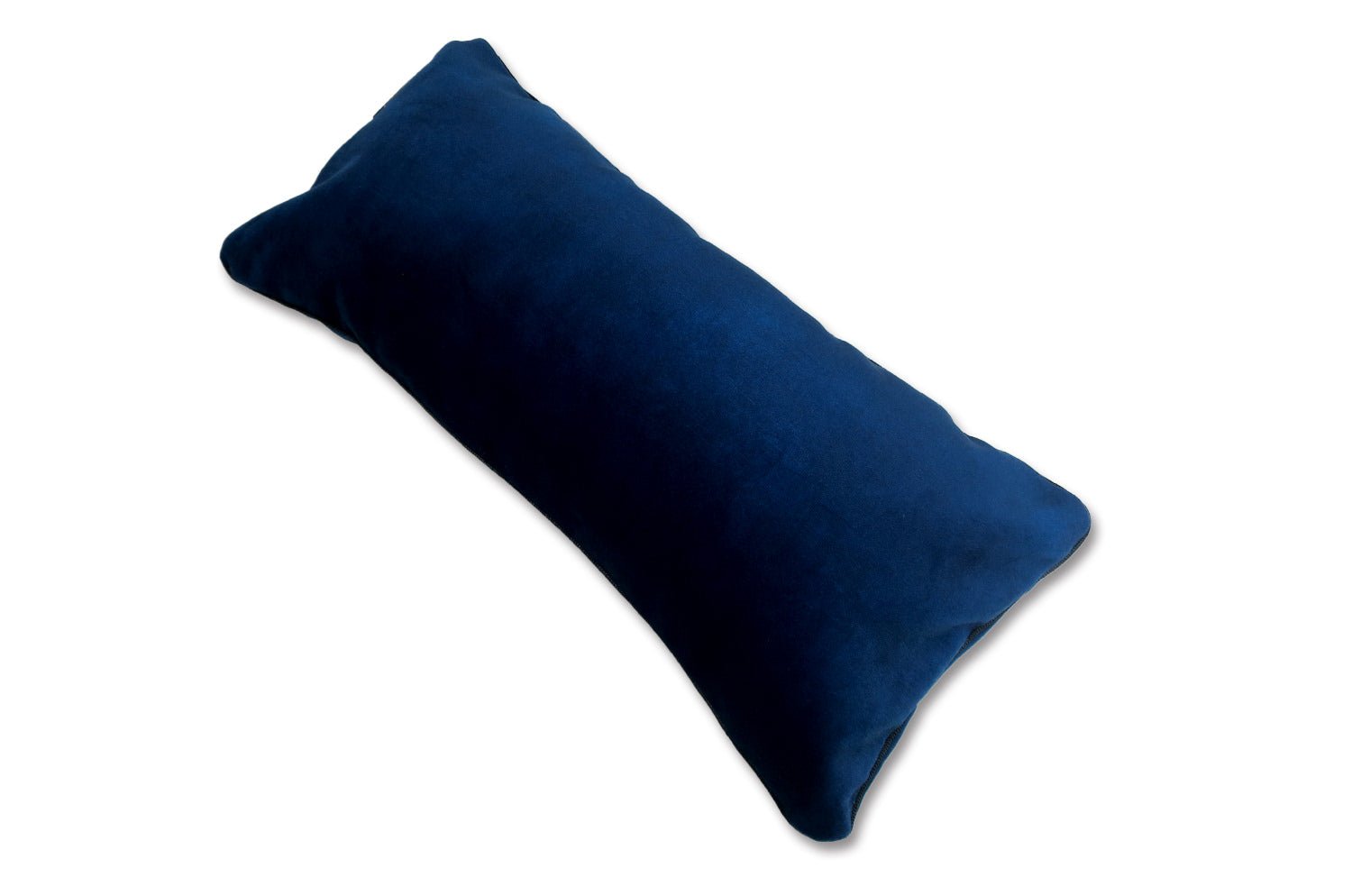 The CASAMANCE カサマンス ニット・ベルベット クッション (ミッドナイトブルー) 50×24cm 中材付 - HOUSE OF JAPAN Shop