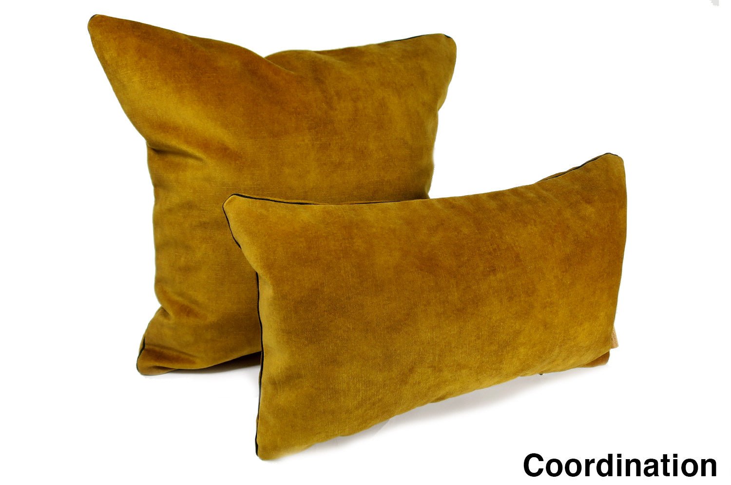 The CASAMANCE カサマンス ニットベルベット クッションカバー キャメル 50×50cm - HOUSE OF JAPAN Shop