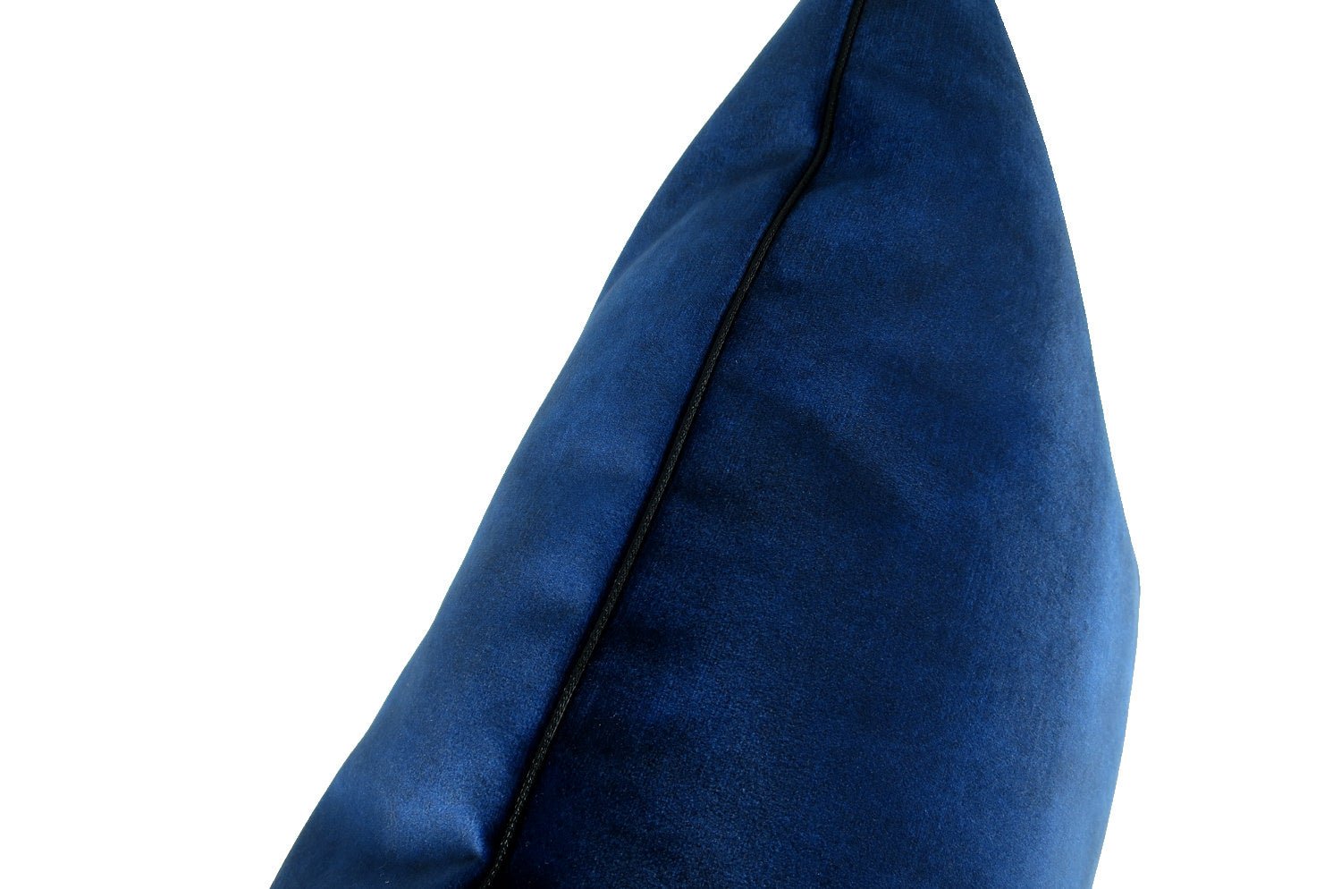 The CASAMANCE カサマンス ニット・ベルベット クッションカバー (ミッドナイトブルー) 50×50cm - HOUSE OF JAPAN Shop