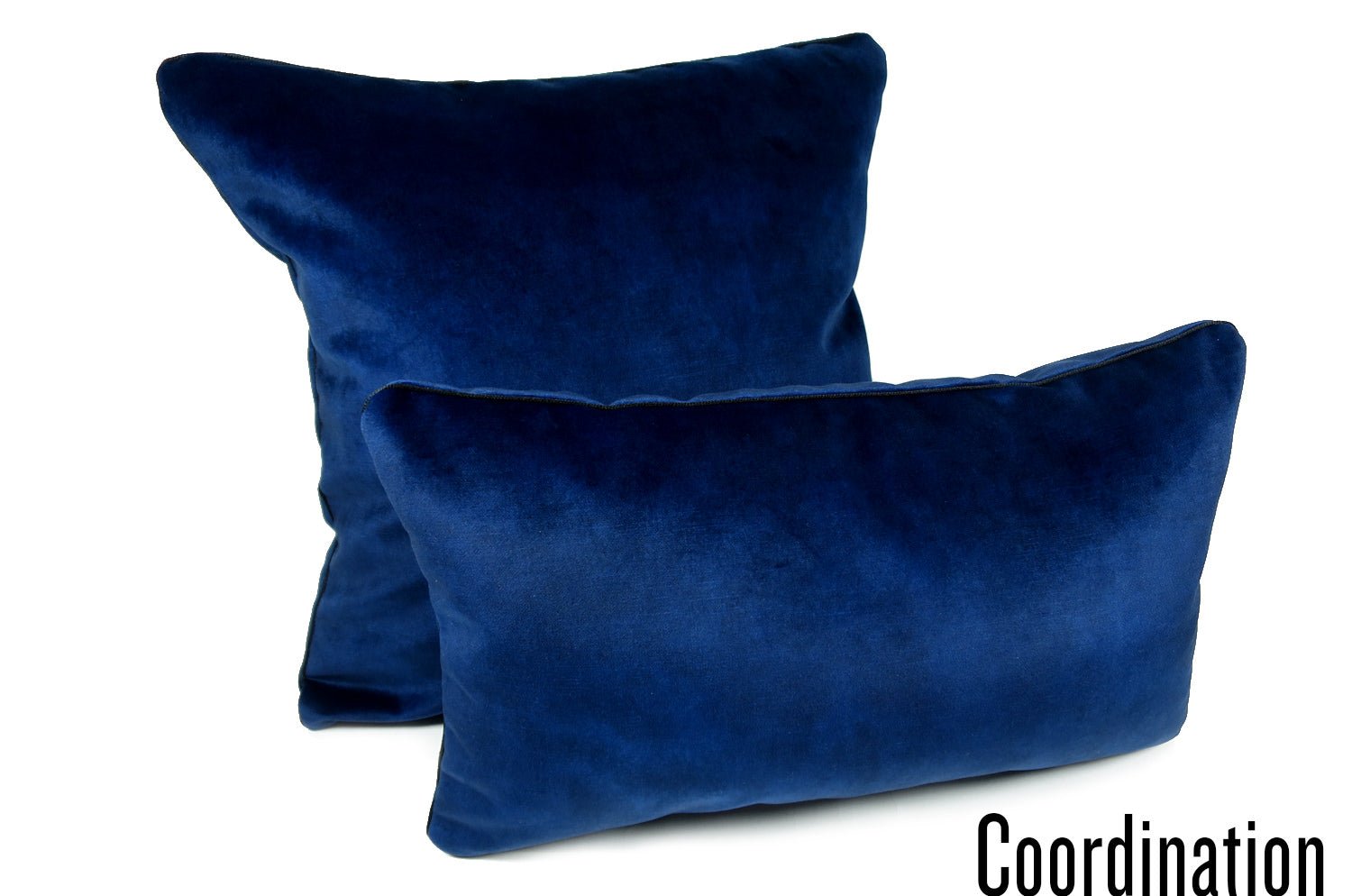 The CASAMANCE カサマンス ニット・ベルベット クッションカバー (ミッドナイトブルー) 50×50cm - HOUSE OF JAPAN Shop