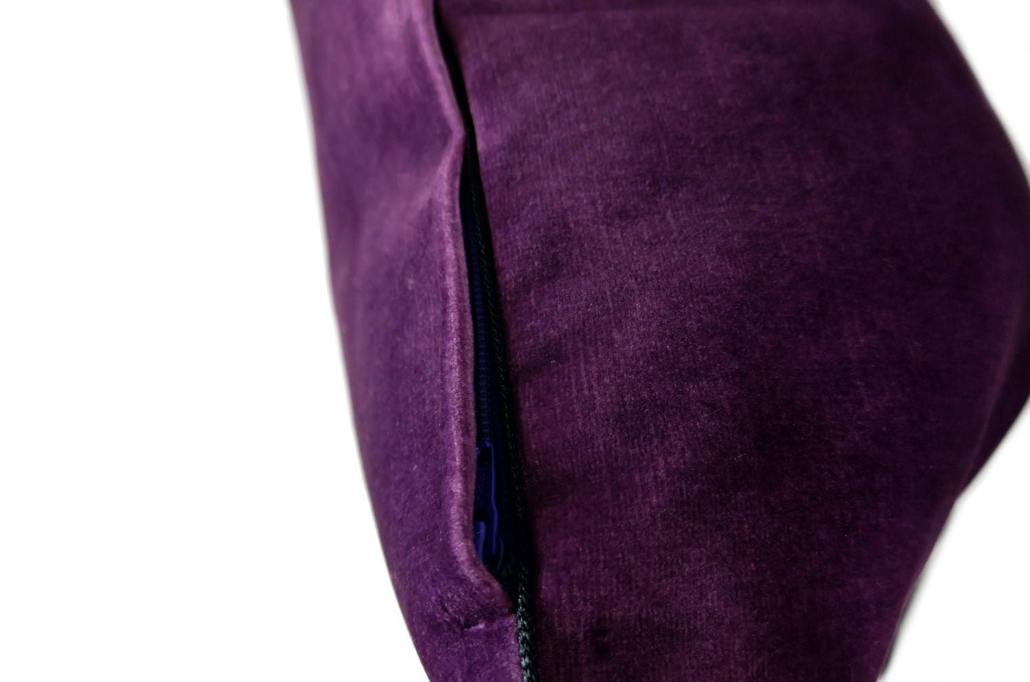 The CASAMANCE カサマンス ニット・ベルベット クッションカバー (バイオレット) 50×50cm - HOUSE OF JAPAN Shop