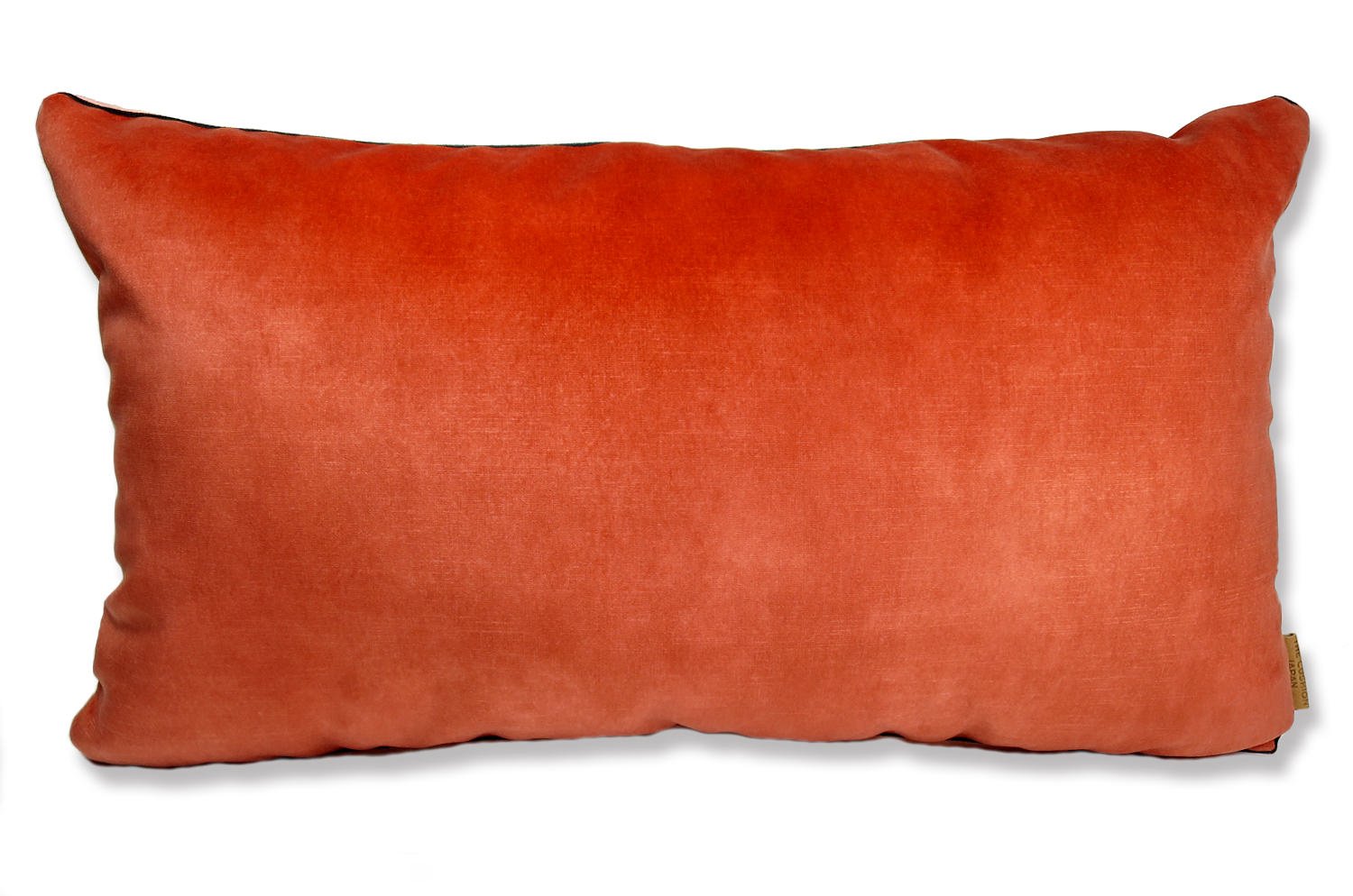 The CASAMANCE カサマンス ニットベルベットクッション ORANGE & ROSE BLUSH 66×38cm 中材付 - HOUSE OF JAPAN Shop