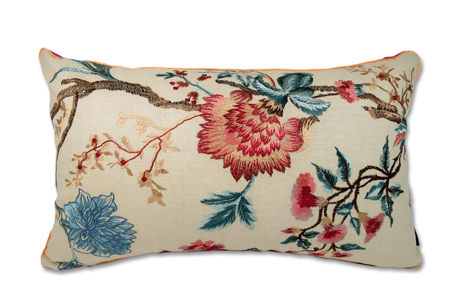 The Château de Rochecotte ロッシュコット城の庭園 刺繍クッション 50×30cm 中材付 - HOUSE OF JAPAN Shop