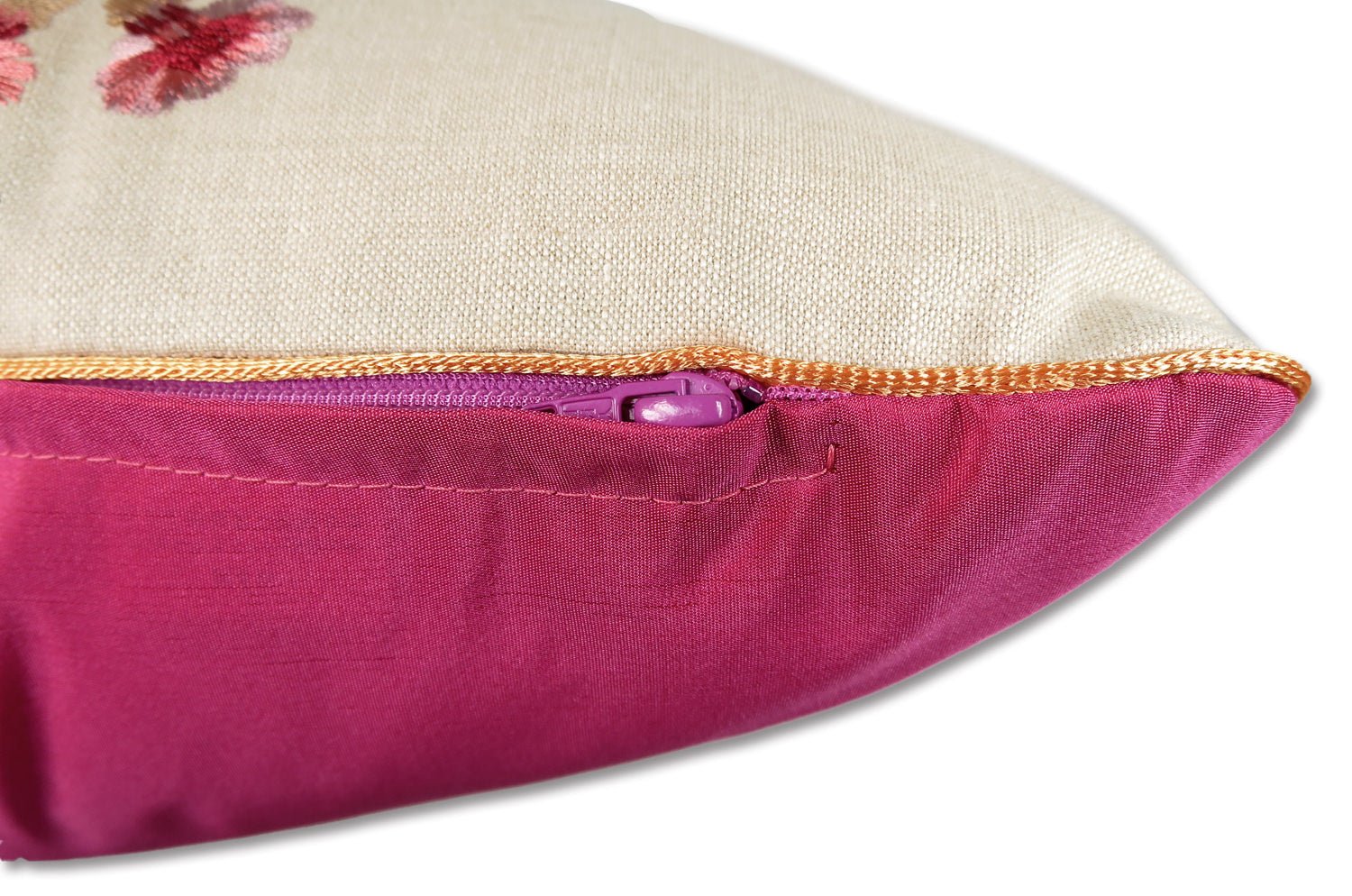 The Château de Rochecotte ロッシュコット城の庭園 刺繍クッション 50×30cm 中材付 - HOUSE OF JAPAN Shop