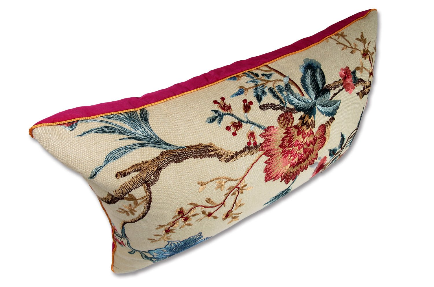 The Château de Rochecotte ロッシュコット城の庭園 刺繍クッション 50×30cm 中材付 - HOUSE OF JAPAN Shop