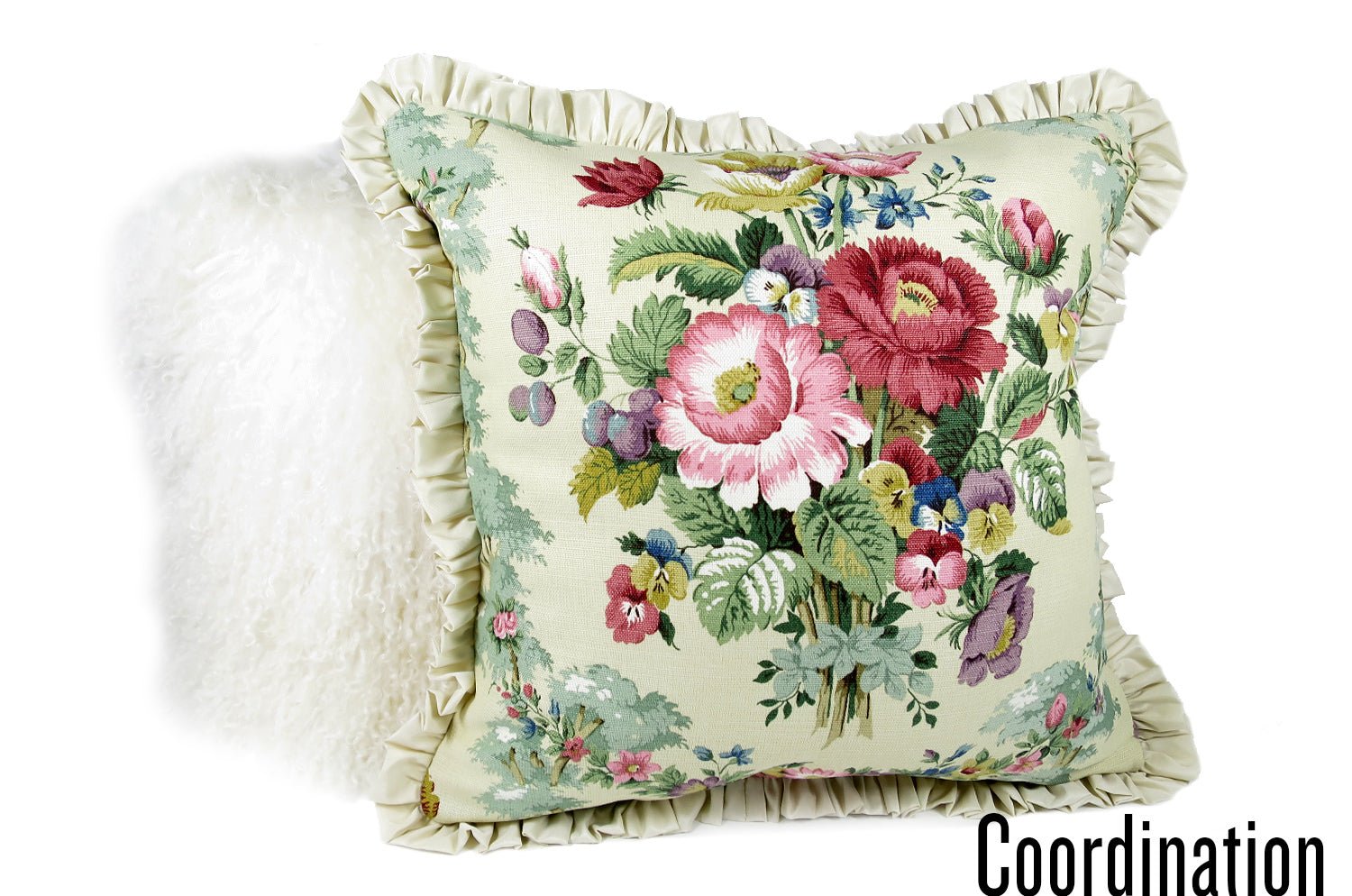 The Chatsworth by Sanderson チャッツワースの庭園 クッションカバー 45×45cm - HOUSE OF JAPAN Shop