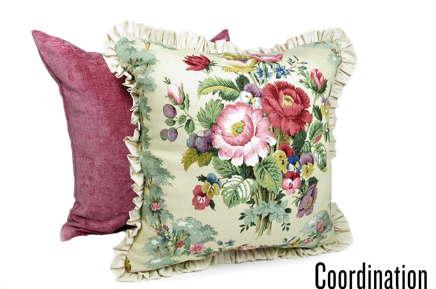 The Chatsworth by Sanderson チャッツワースの庭園 クッションカバー 45×45cm - HOUSE OF JAPAN Shop