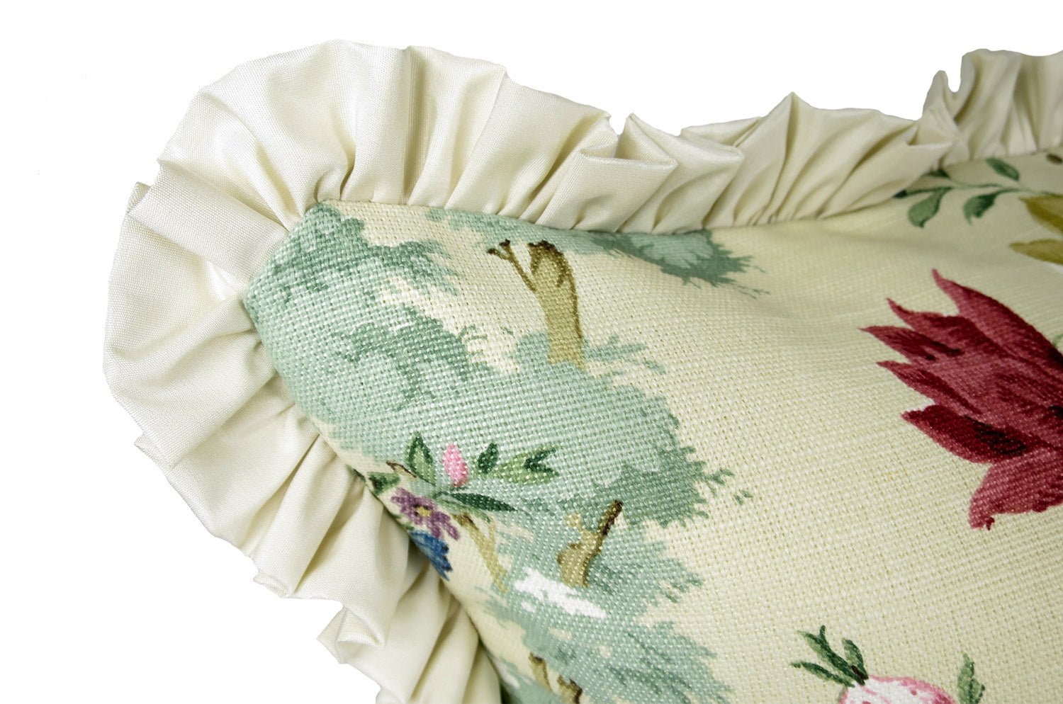 The Chatsworth by Sanderson チャッツワースの庭園 クッションカバー 45×45cm - HOUSE OF JAPAN Shop