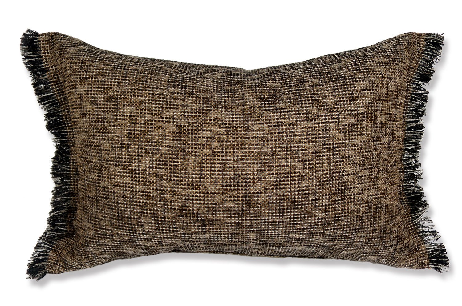 The Chieftain フィスバ ざっくり 横長 フリンジ クッション 60(68)×40cm 中材付 - HOUSE OF JAPAN Shop