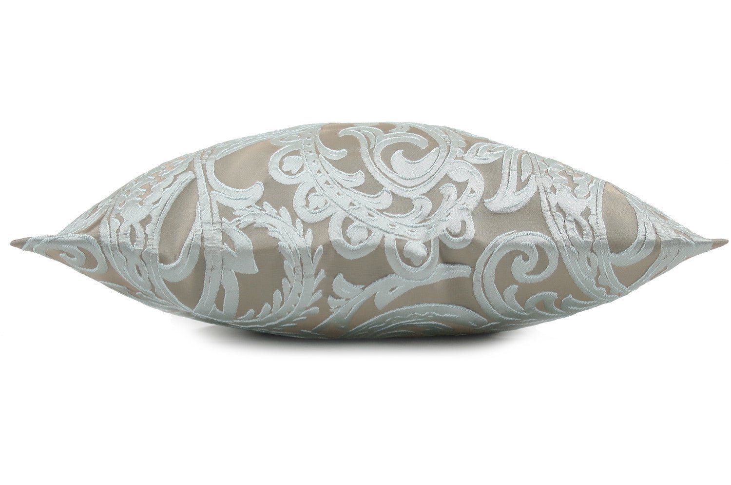 The Classic paisley クラシックペーズリー柄 クッションカバー スカイブルー×カーキ 45×45cm - HOUSE OF JAPAN Shop