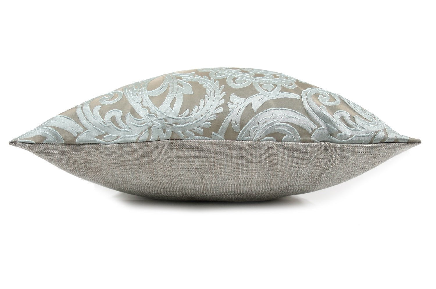 The Classic paisley クラシックペーズリー柄 クッションカバー スカイブルー×カーキ 50×50cm - HOUSE OF JAPAN Shop