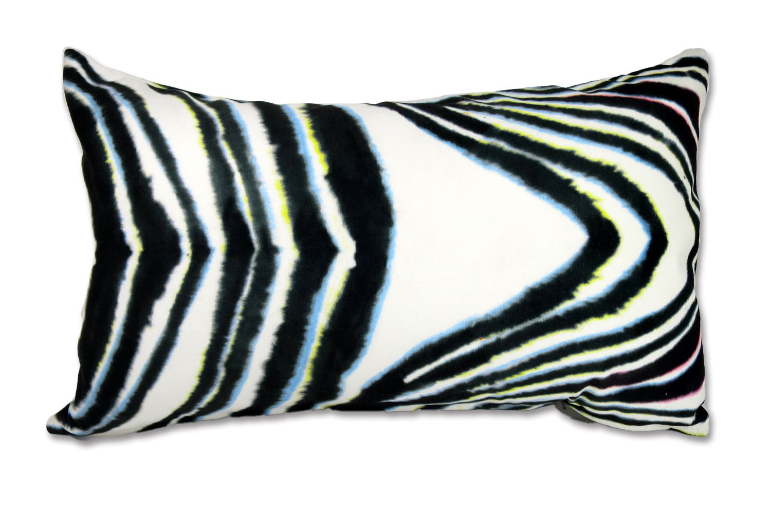 The Color Marble スペイン製起毛スエードタッチ カラーマーブルクッション 50×30cm 中材付 - HOUSE OF JAPAN Shop