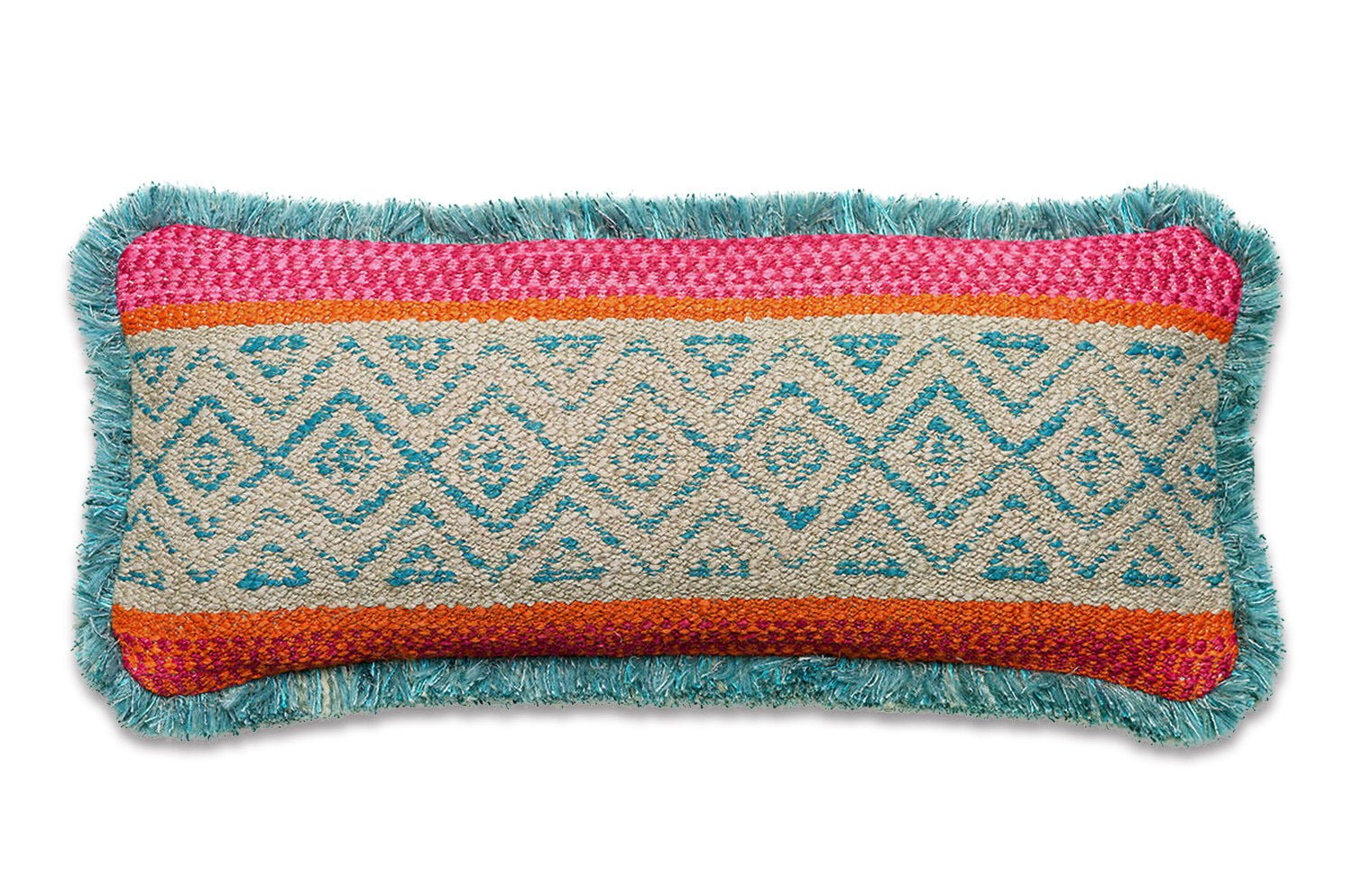 The CONDOR Pampas Teal Cocktail Cuban アンドリューマーチン クッション 58×27cm 中材付 - HOUSE OF JAPAN Shop