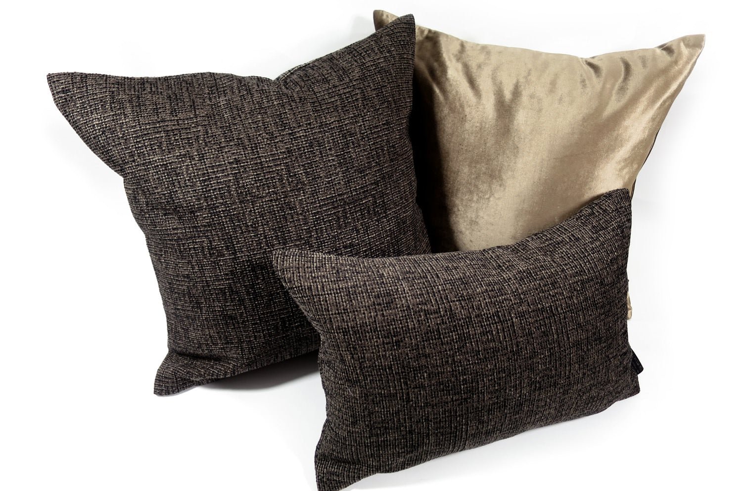 The Cool Mix Jacquard ミックスジャカードクッションカバー ダークブラウン 45×45cm - HOUSE OF JAPAN Shop