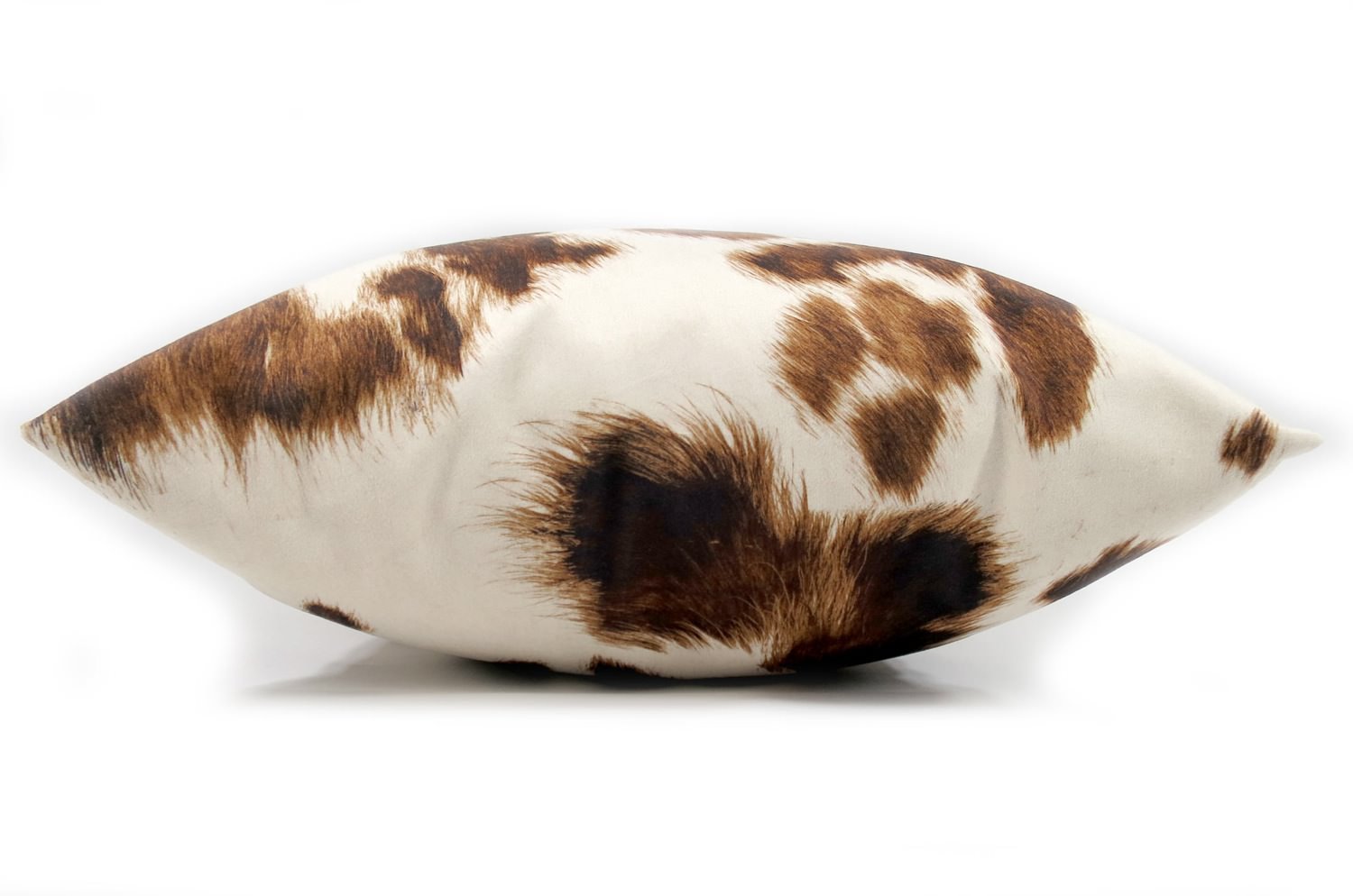 The Cow スペイン製起毛スエードタッチ 牛柄クッションカバー ライトブラウン 45×45cm - HOUSE OF JAPAN Shop