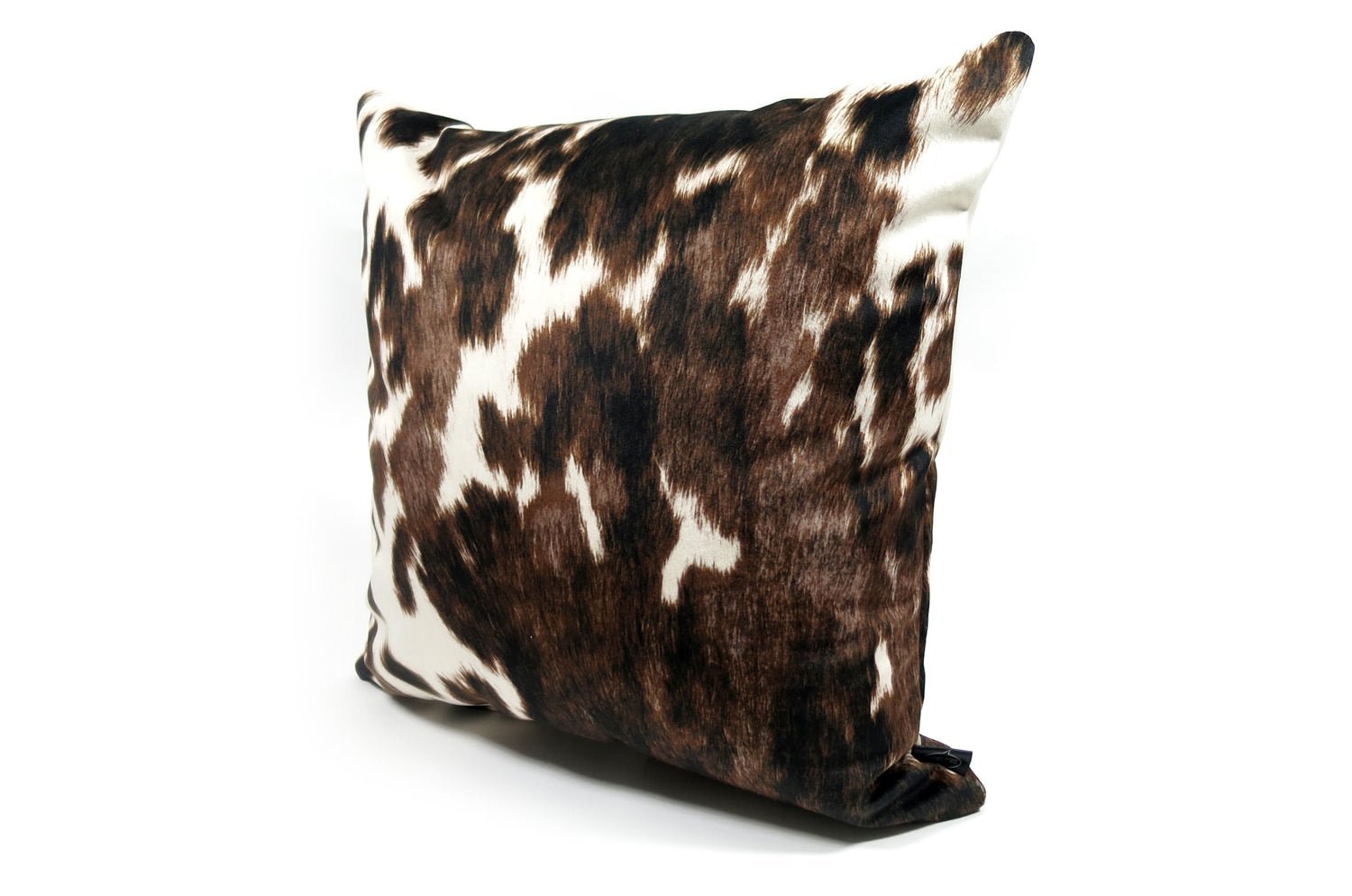 The Cow スペイン製起毛スエードタッチ 牛柄クッションカバー ブラウン 45×45cm - HOUSE OF JAPAN Shop
