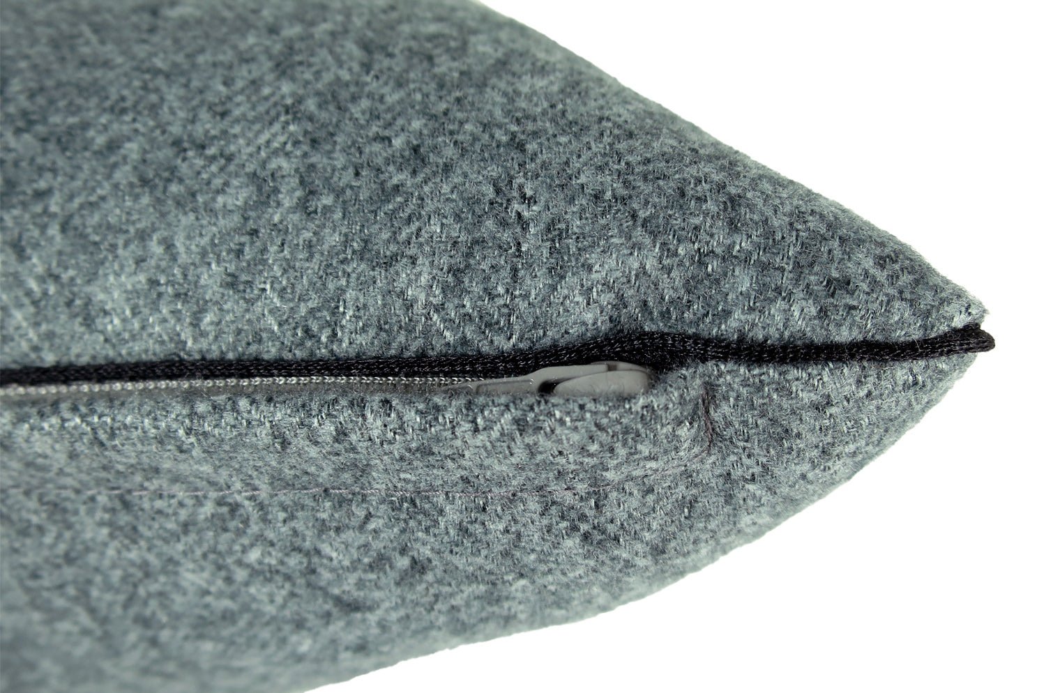 The Croce ソフト起毛タッチ パイピングクッションカバー (モスグリーン) 45×45cm - HOUSE OF JAPAN Shop