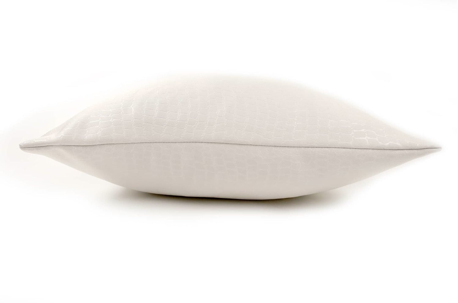 The Crocodile クロコ型押し柄クッションカバー ライトグレー 45×45cm - HOUSE OF JAPAN Shop