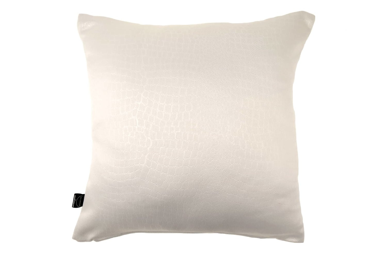 The Crocodile クロコ型押し柄クッションカバー ライトグレー 45×45cm - HOUSE OF JAPAN Shop