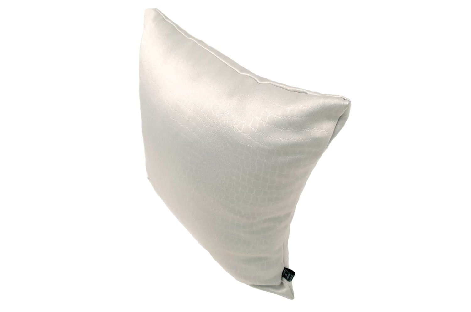 The Crocodile クロコ型押し柄クッションカバー ライトグレー 45×45cm - HOUSE OF JAPAN Shop