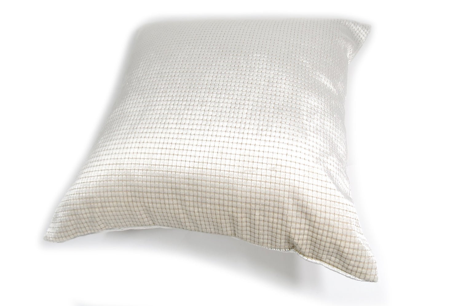 The Cut Velvet シャインカットベルベットプレーンクッションカバー ホワイト 45×45cm - HOUSE OF JAPAN Shop