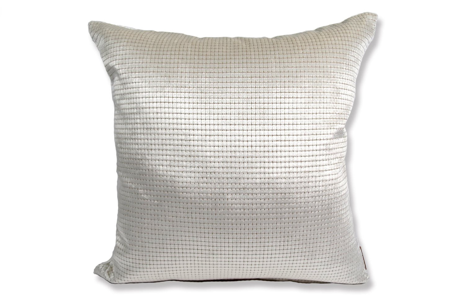 The Cut Velvet シャインカットベルベットプレーンクッションカバー ホワイト 45×45cm - HOUSE OF JAPAN Shop