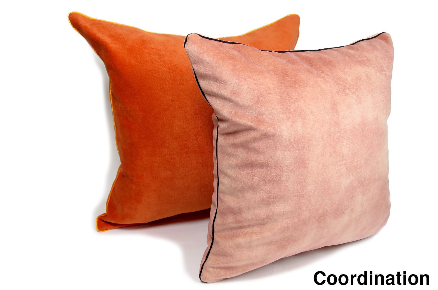 The Cute Velvet キュートベルベット クッションカバー マンダリンオレンジ 45×45cm - HOUSE OF JAPAN Shop