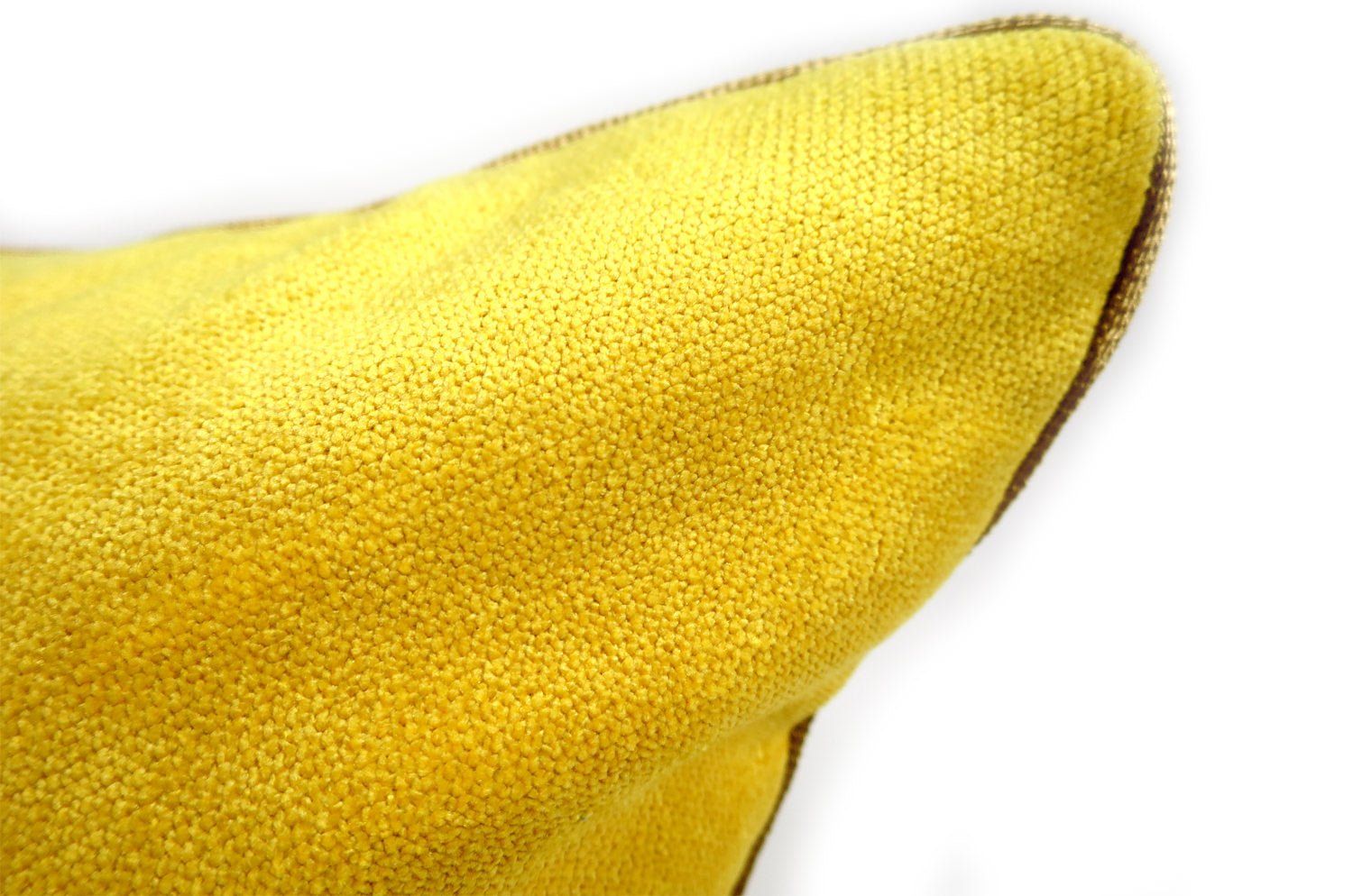 The Cute Velvet キュートベルベットクッションカバー レモンイエロー 45×45cm - HOUSE OF JAPAN Shop