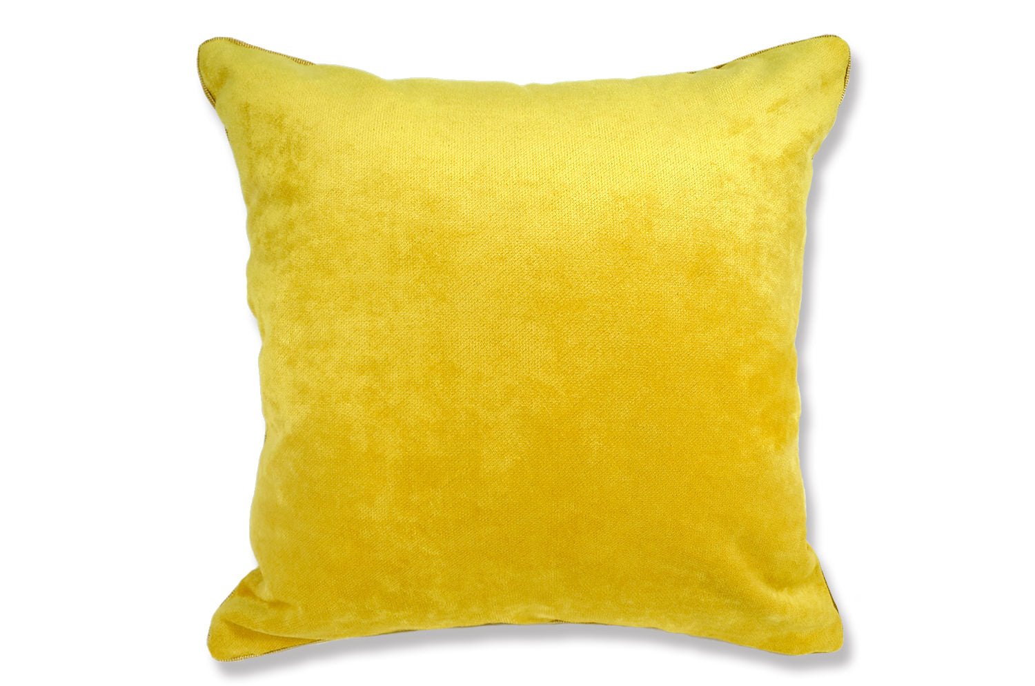 The Cute Velvet キュートベルベットクッションカバー レモンイエロー 45×45cm - HOUSE OF JAPAN Shop