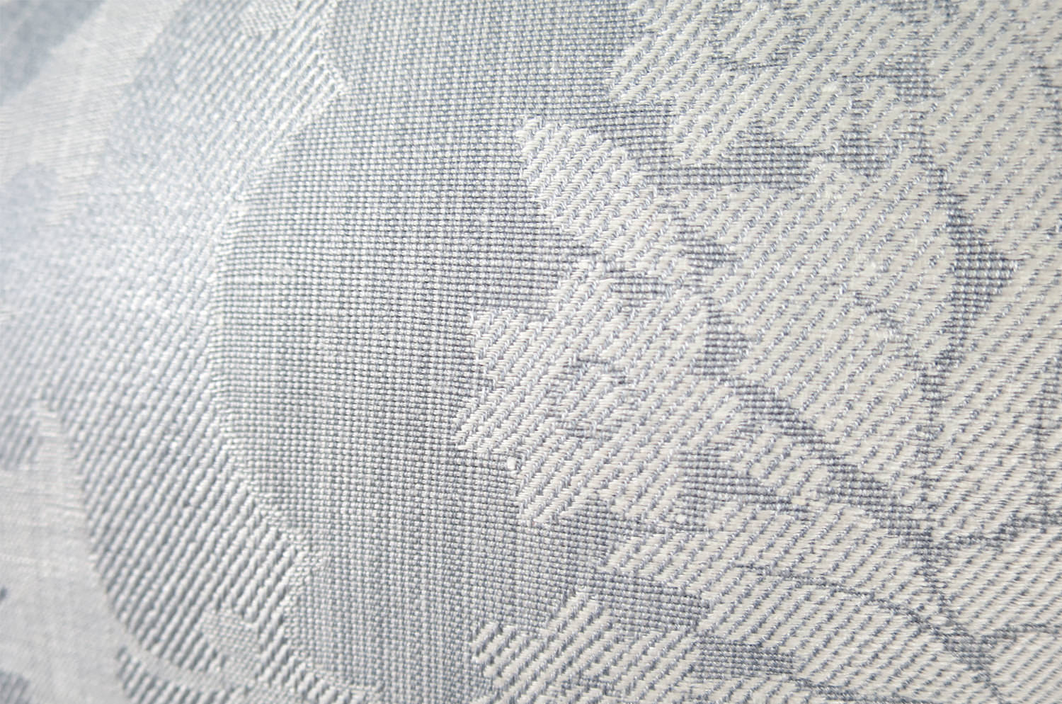 The Damask Cool gray ダマスク麻混クッション クールグレー 60×40cm 中材付 - HOUSE OF JAPAN Shop