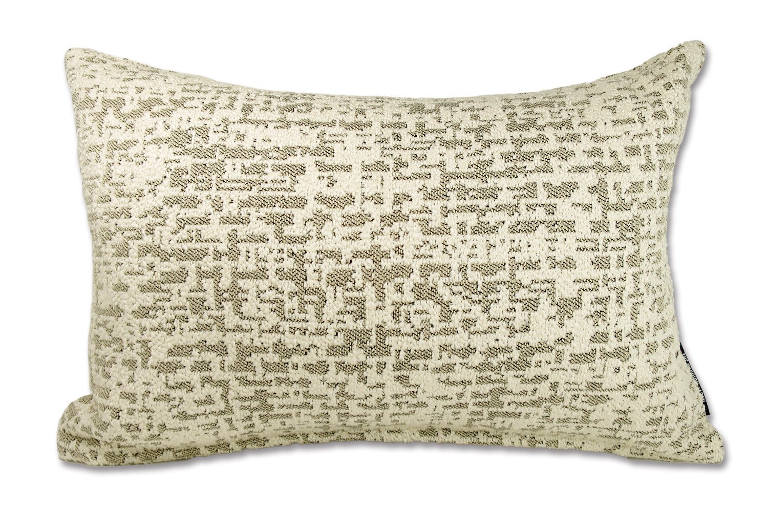 The DOTS ドット フレンチ ジャガード クッション (ナチュラル) 45×30cm 中材付 - HOUSE OF JAPAN Shop