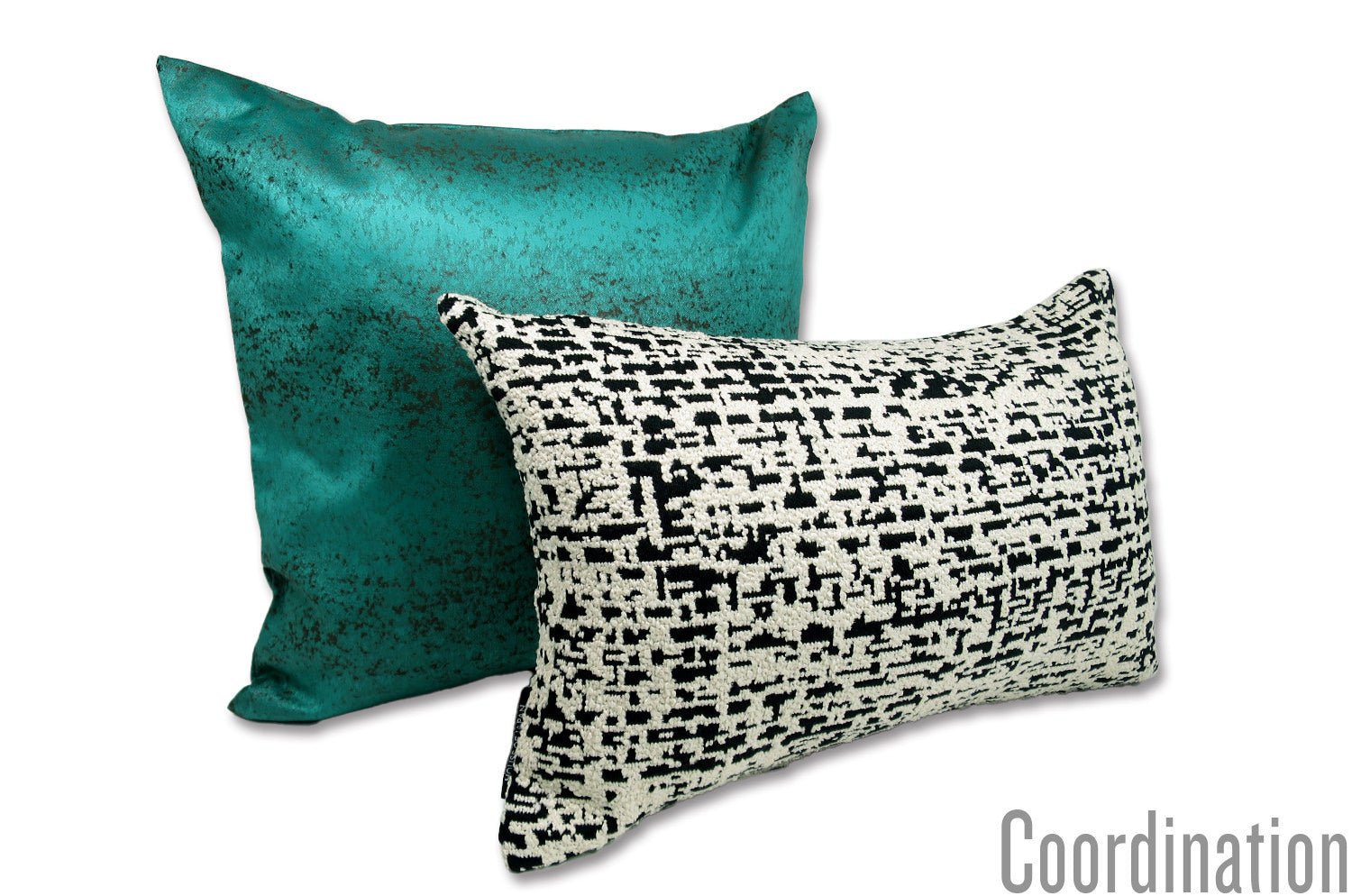 The DOTS ドット フレンチジャカード クッション (ノワール) 45×30cm 中材付 - HOUSE OF JAPAN Shop