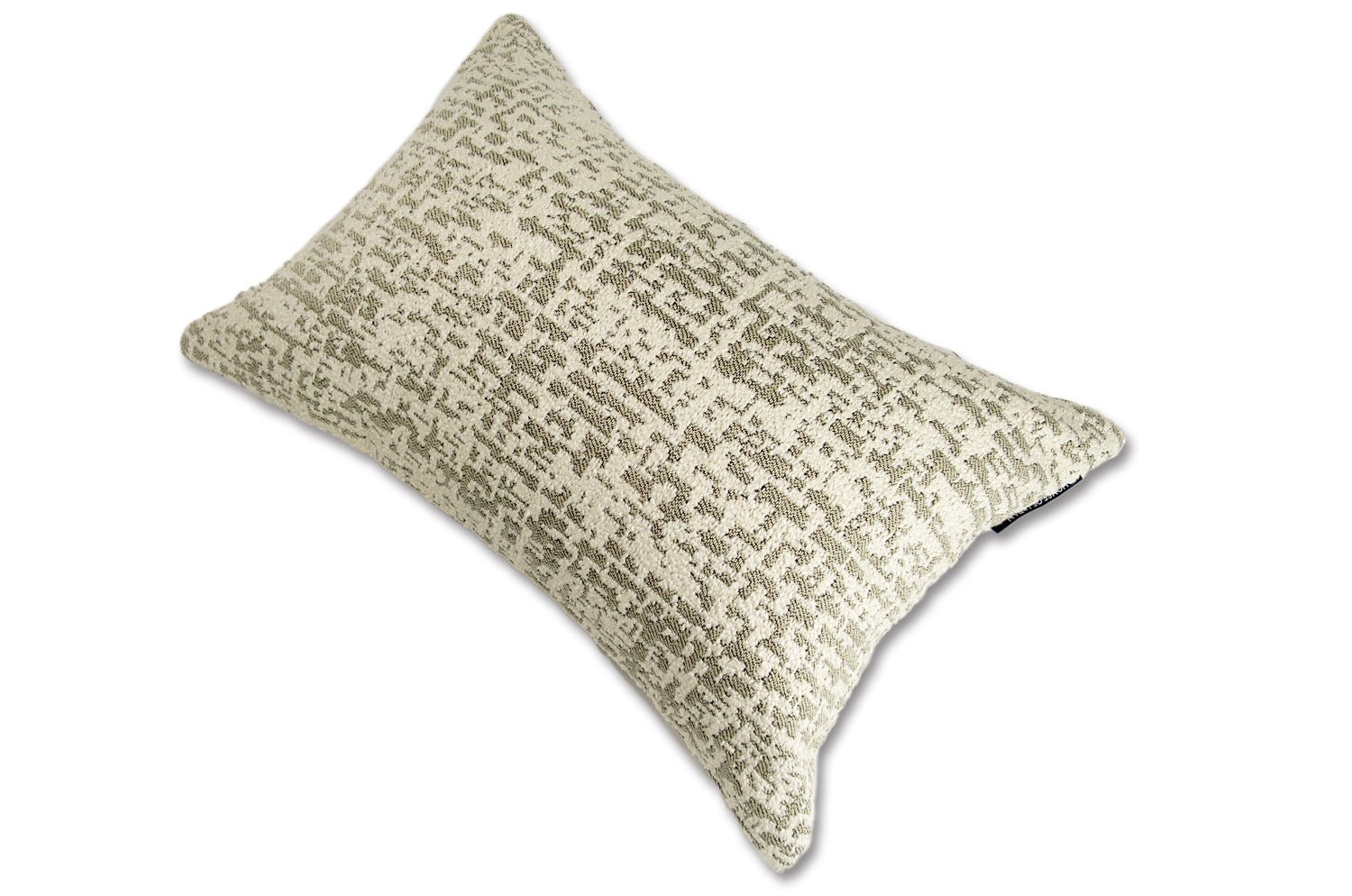 The DOTS ドット フレンチ ジャガード クッション (ナチュラル) 45×30cm 中材付 - HOUSE OF JAPAN Shop