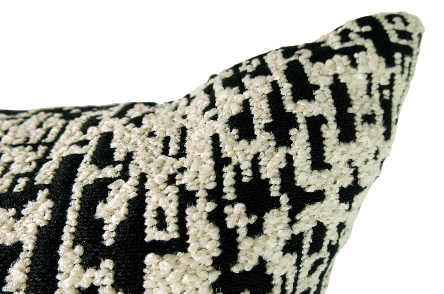 The DOTS ドット フレンチジャガード クッションカバー (ノワール) 45×45cm - HOUSE OF JAPAN Shop