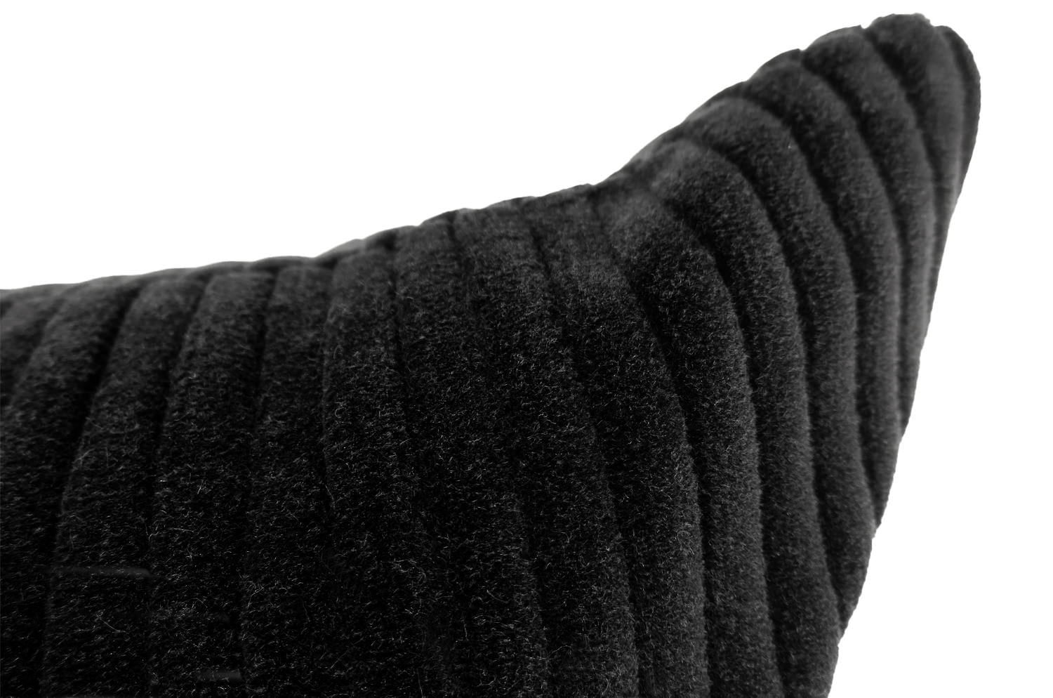 The EDGEMONT CORDUROY BLACK ラルフローレンファブリック コーデュロイクッションカバー (ブラック) 48×48cm - HOUSE OF JAPAN Shop