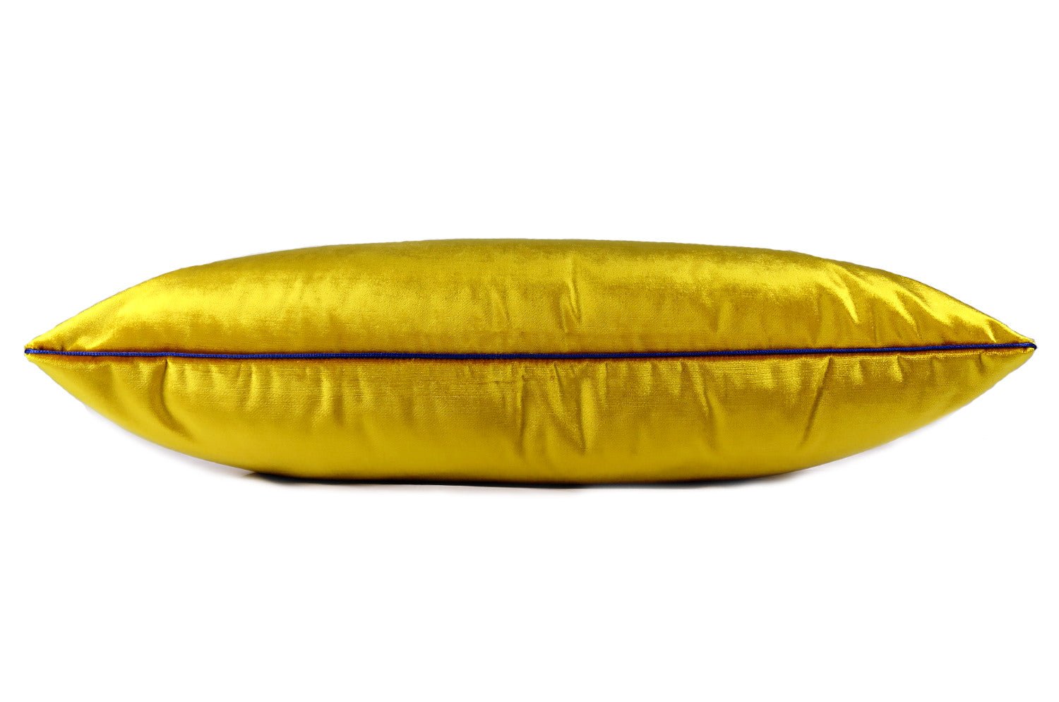 The ELITIS 艶ゴールドイエロー ベルベットクッション 66×35cm 中材付 - HOUSE OF JAPAN Shop