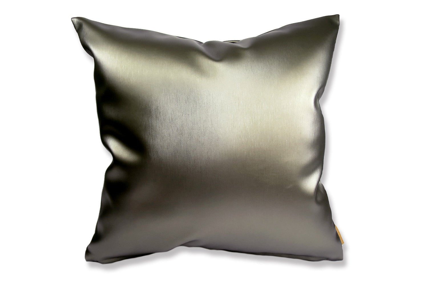 The FARO アルマーニカーザ ファロ レザークッションカバー(Nickel グレー) 45×45cm - HOUSE OF JAPAN Shop