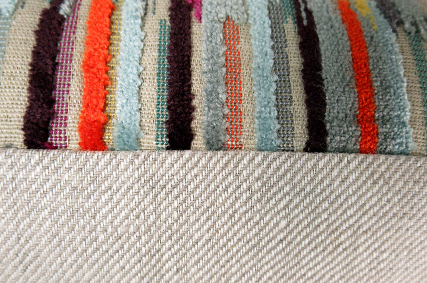 The FAST ファスト ベルベット&リネン 横長 クッション 65×33cm 中材付 - HOUSE OF JAPAN Shop