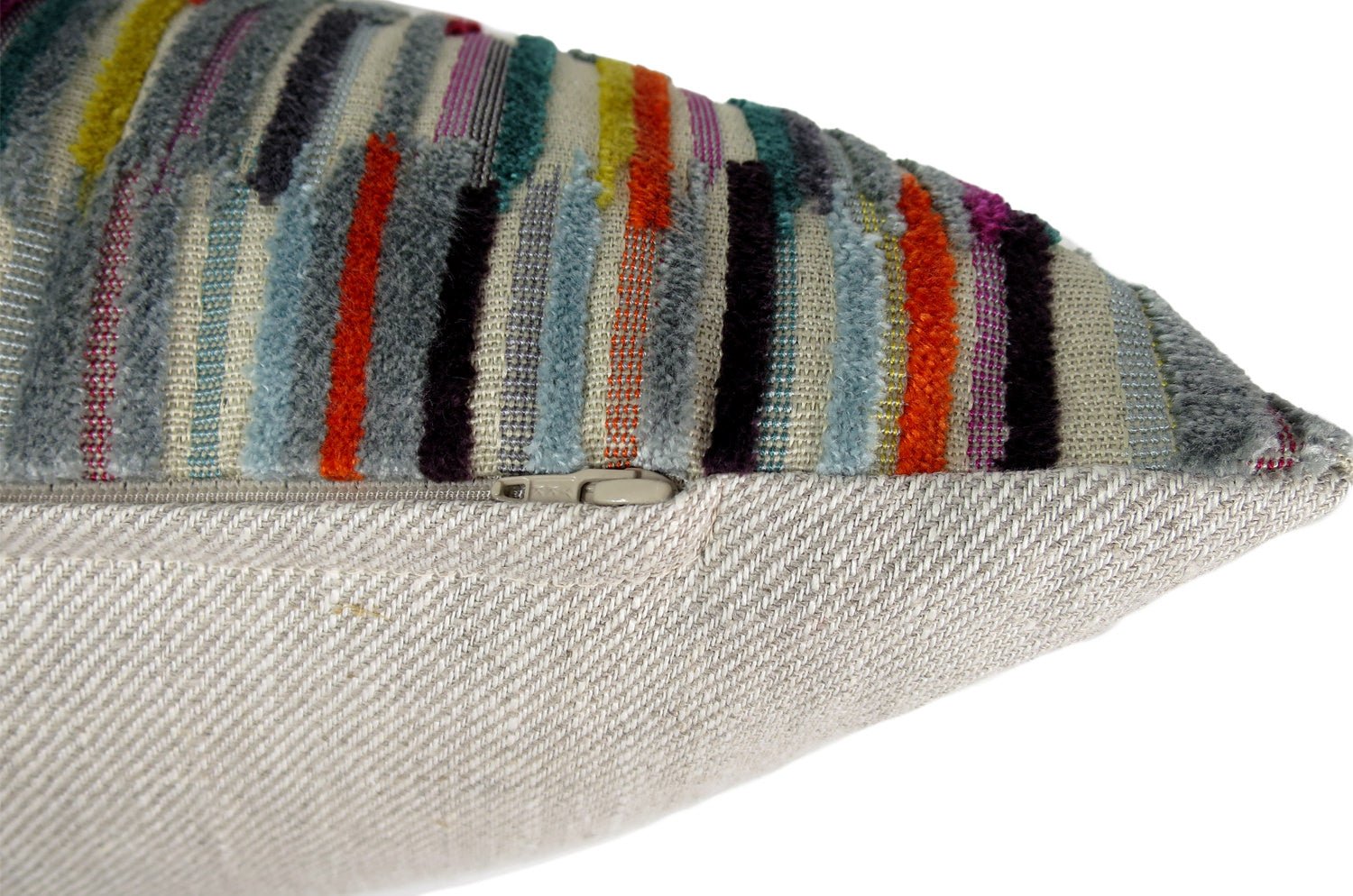 The FAST ファスト ベルベット&リネン 横長 クッション 65×33cm 中材付 - HOUSE OF JAPAN Shop