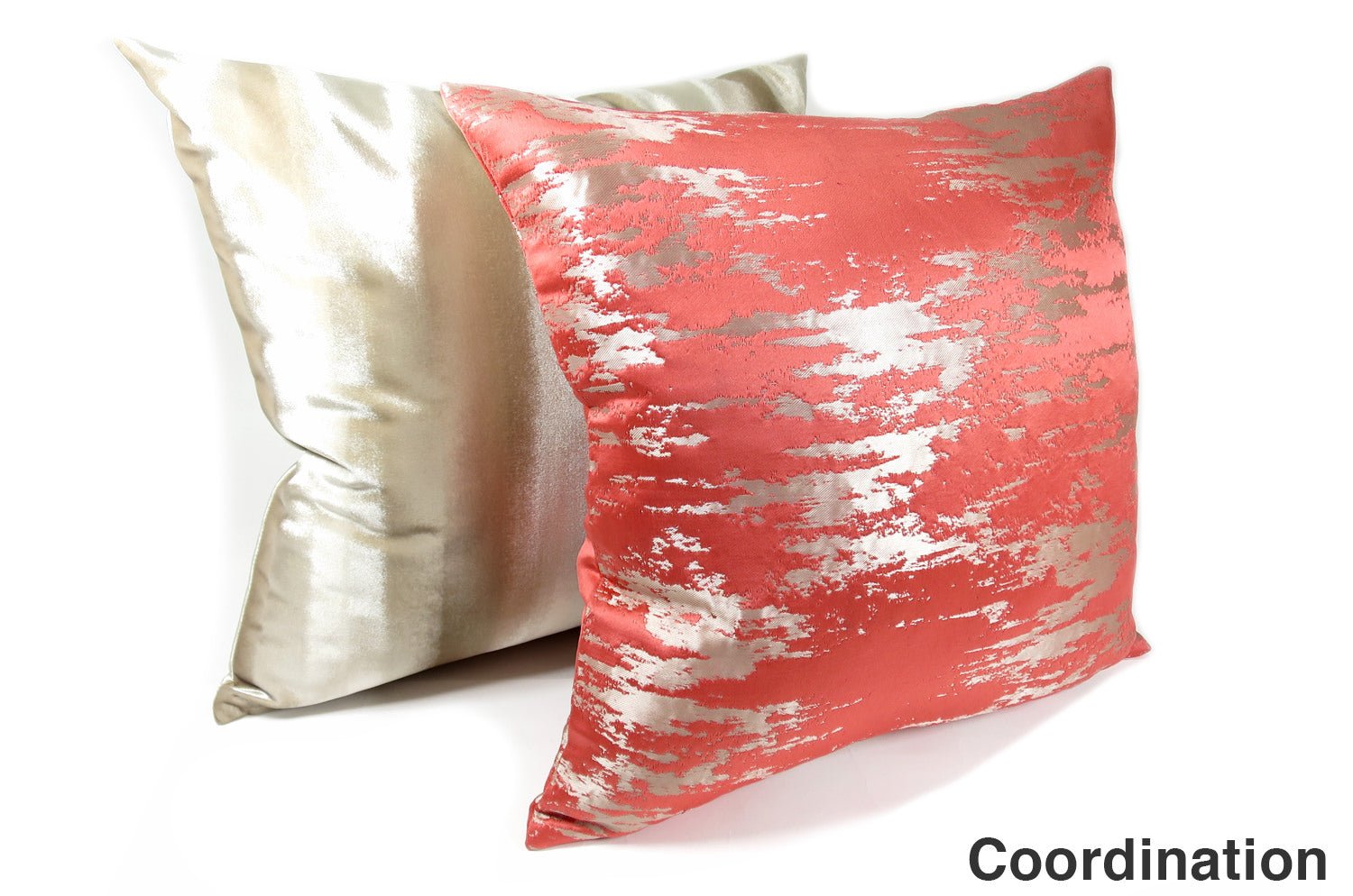 The FLAIR フレイ クッションカバー シャーベットオレンジ 45×45cm - HOUSE OF JAPAN Shop