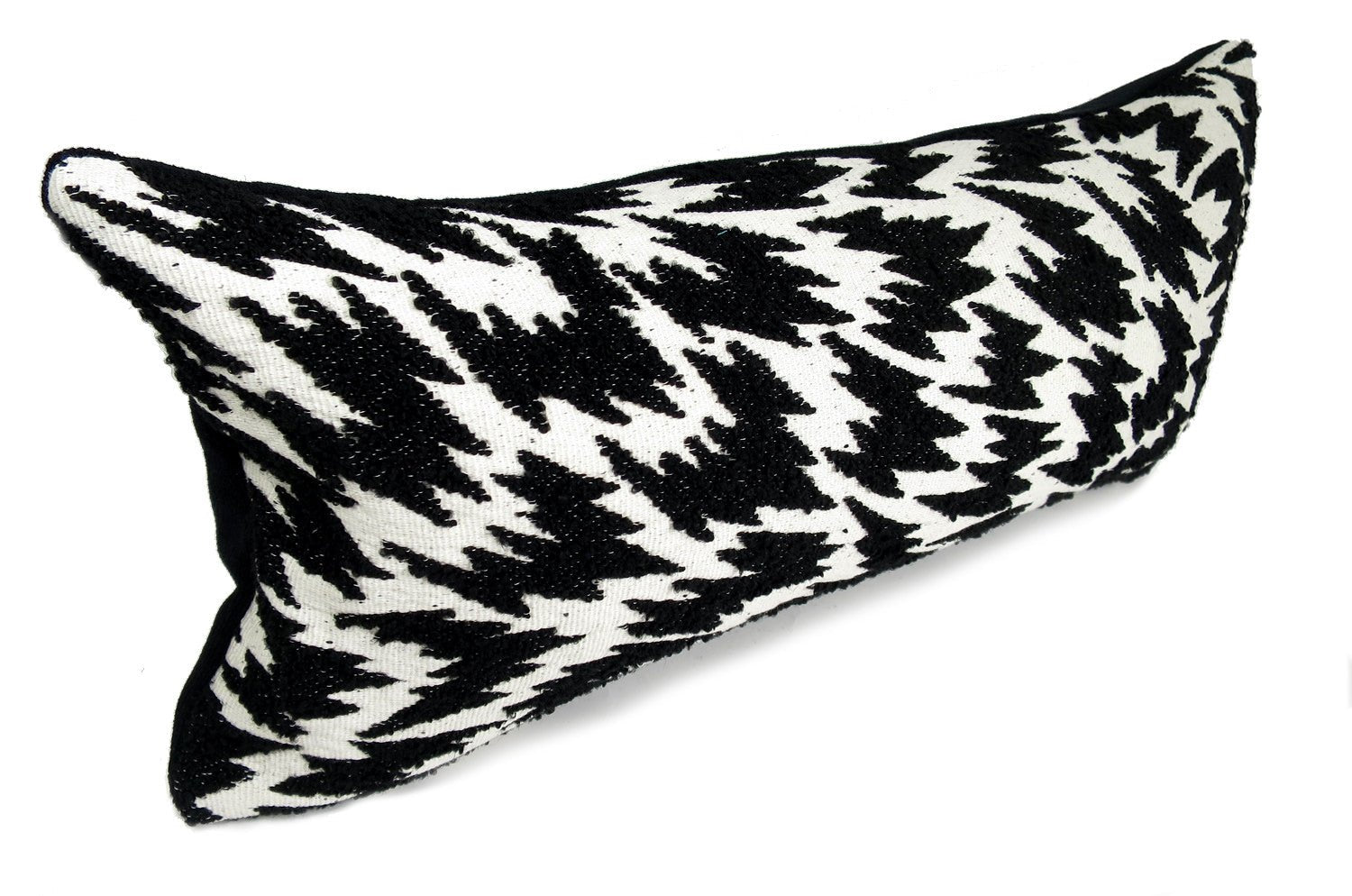 The Flash Monochrome by Kirkby Design x ELEY KISHIMOTO(イーリー キシモト)fabric 横長クッション 50×23cm 中材付 - HOUSE OF JAPAN Shop