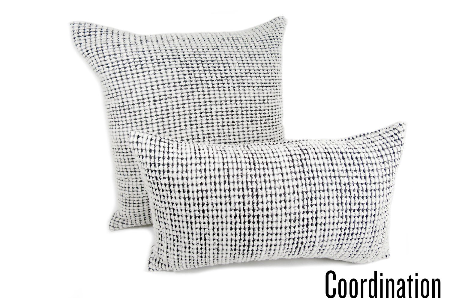 The Fluffiness フラッフィネス Black&white クッション 50×30cm 中材付 - HOUSE OF JAPAN Shop