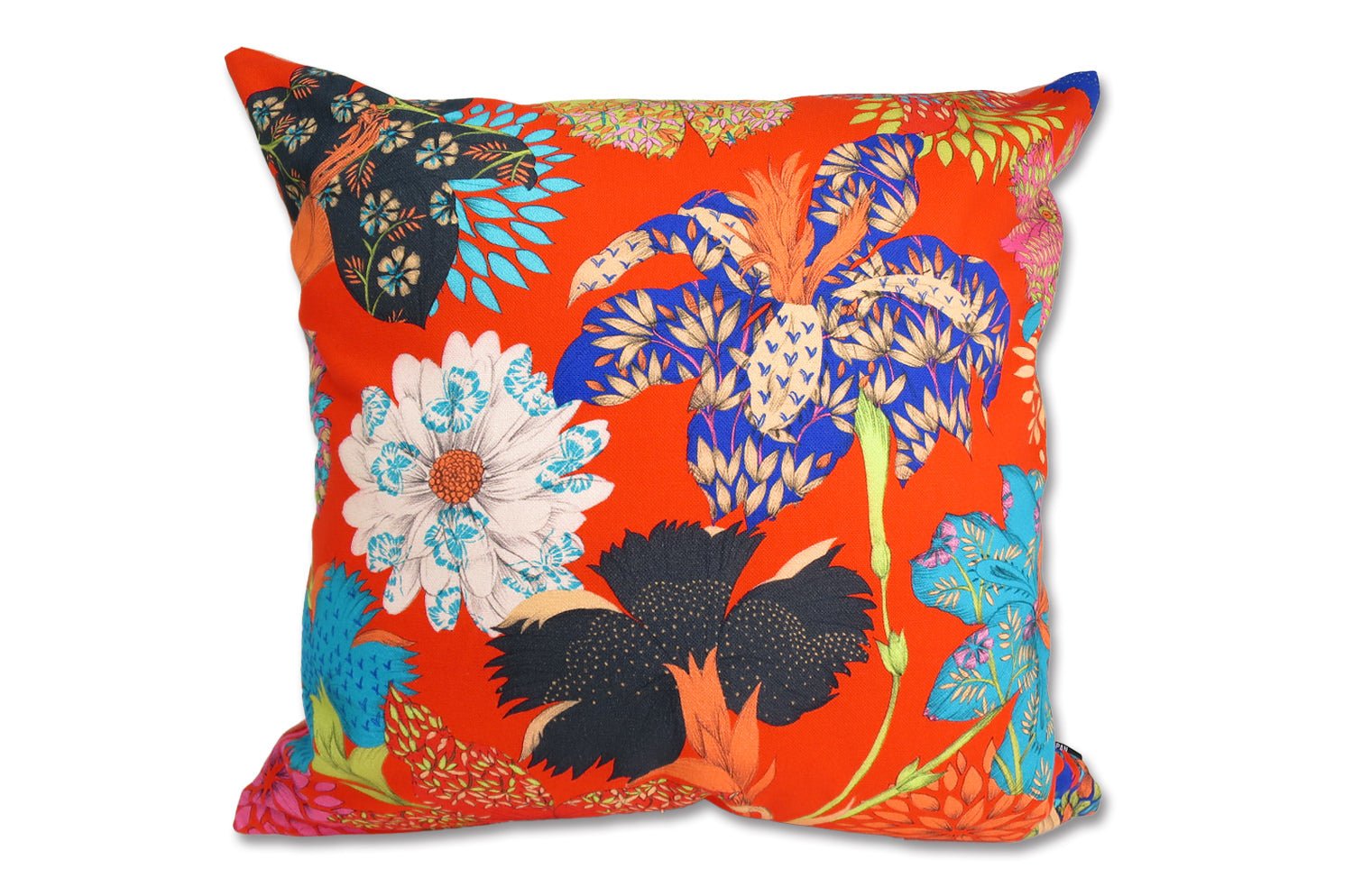 The French cotton コットン100% French&Italian キモノフラワー クッションカバー 45×45cm - HOUSE OF JAPAN Shop