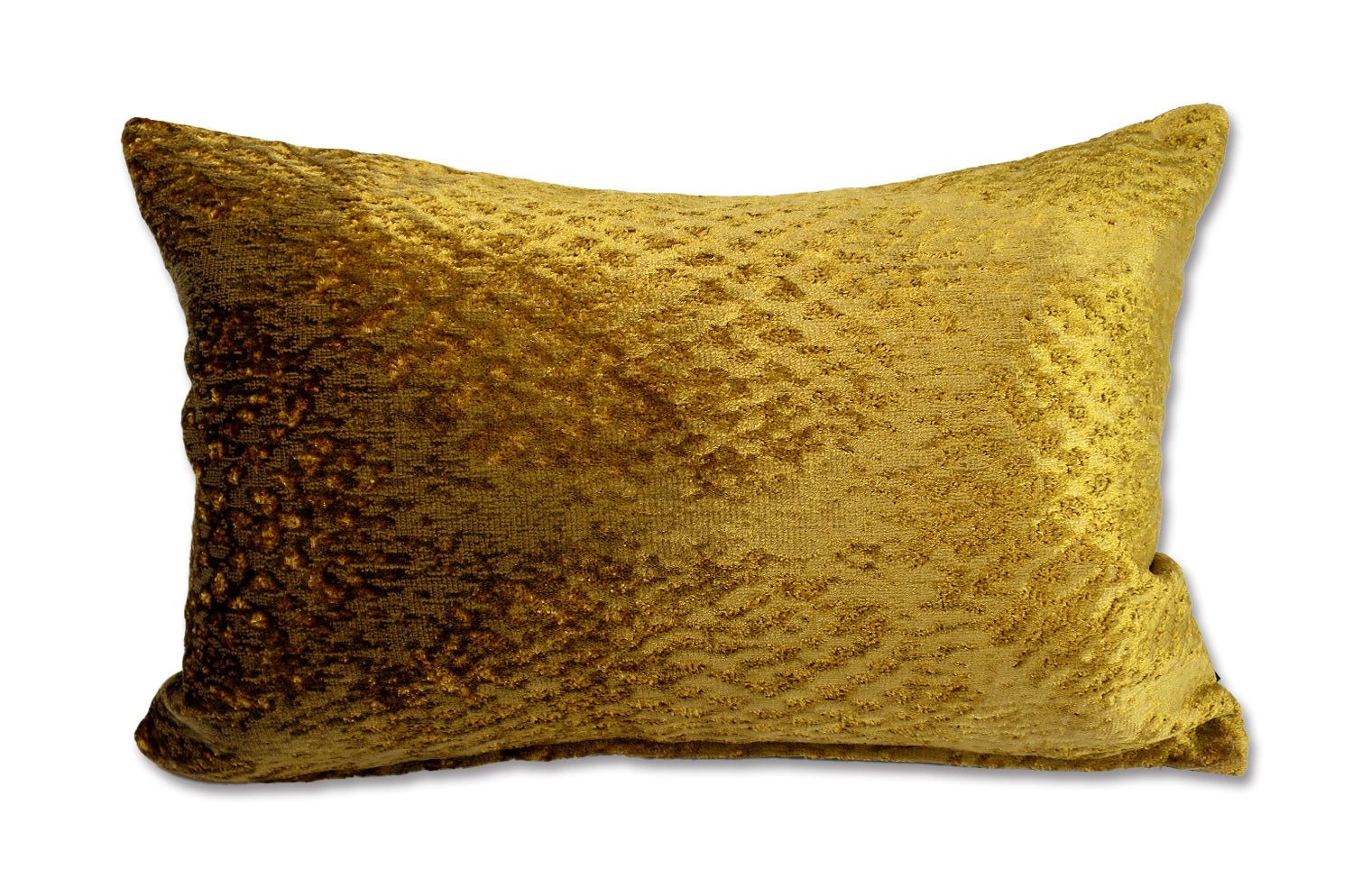 The Gilda ジルダ ベルベットクッション (ゴールドブラウン) 45×30cm 中材付 - HOUSE OF JAPAN Shop