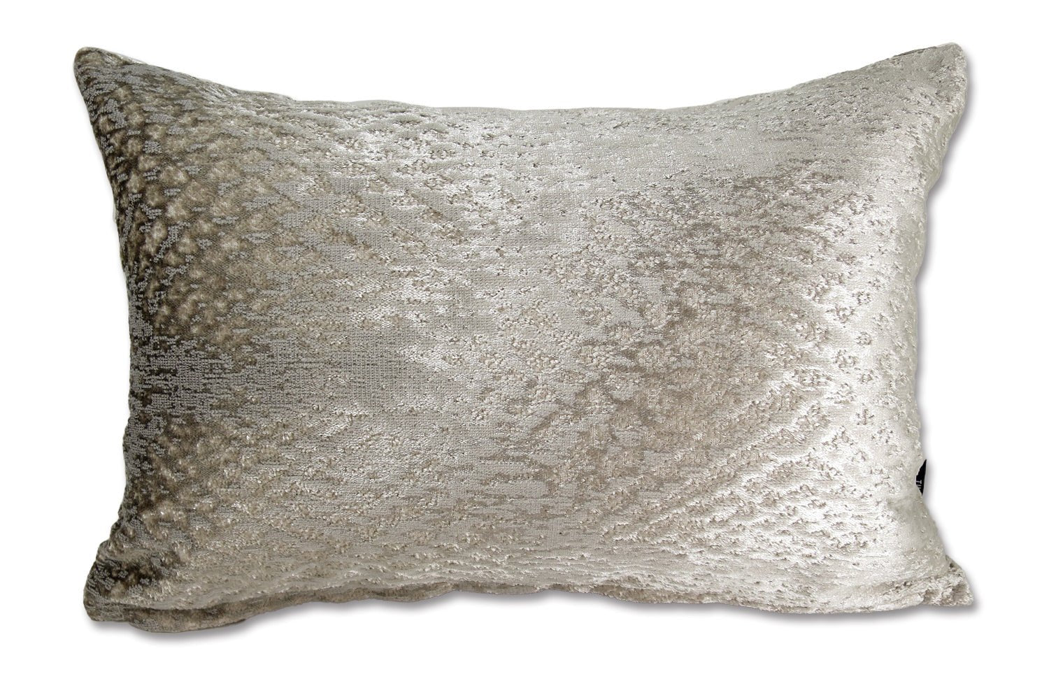 The Gilda ジルダ ベルベット クッション (シルバーベージュ) 45×30cm 中材付 - HOUSE OF JAPAN Shop