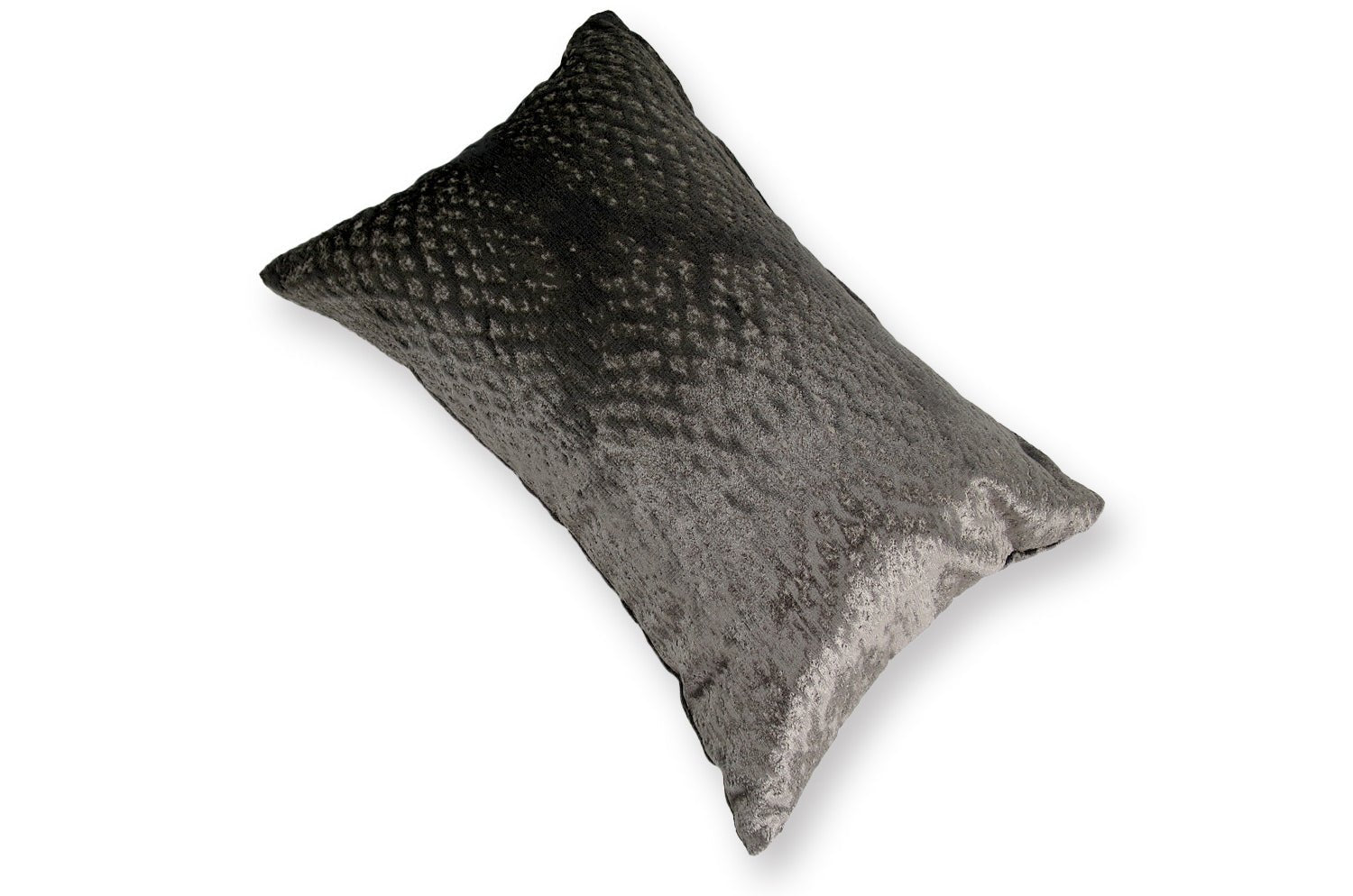 The Gilda ジルダ ベルベット クッション (チャコール) 45×30cm 中材付 - HOUSE OF JAPAN Shop