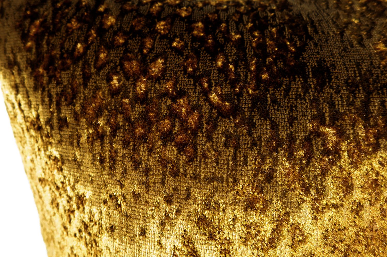 The Gilda ジルダ ベルベットクッション (ゴールドブラウン) 45×30cm 中材付 - HOUSE OF JAPAN Shop