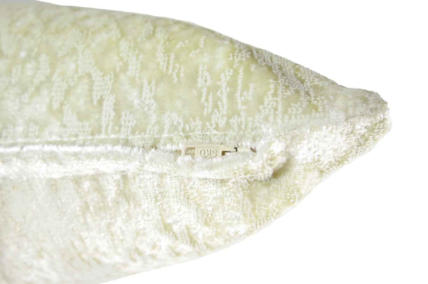 The Gilda ジルダ ベルベット クッション (パール) 45×30cm 中材付 - HOUSE OF JAPAN Shop